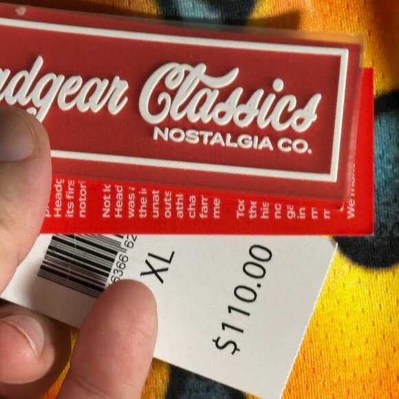 Rico Paid In Full Men's Headgear Classics Embroidered Basketball Jersey White XL - Picture 3 of 4